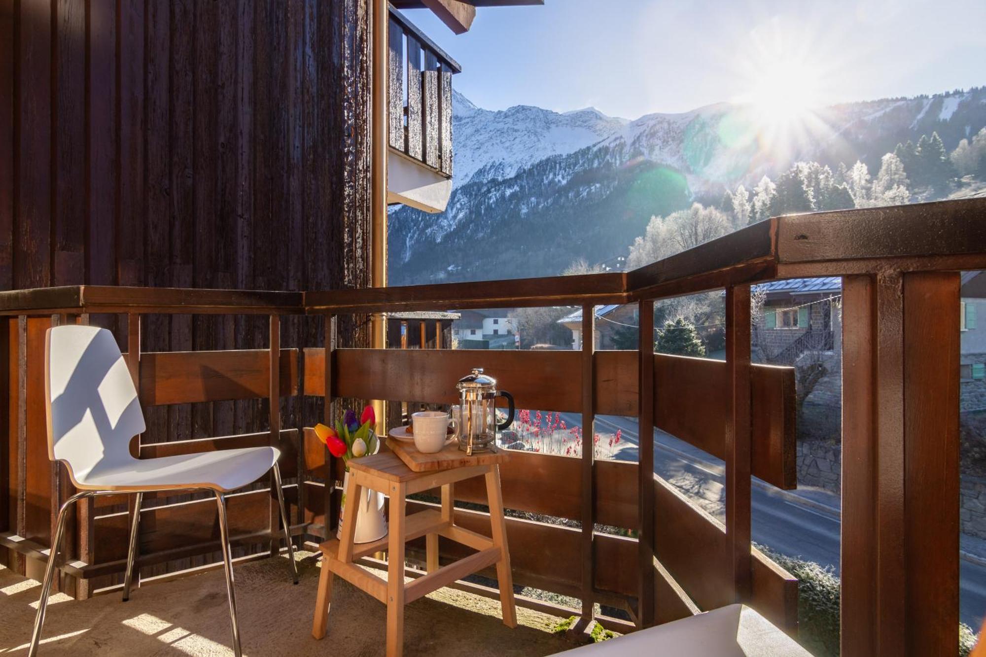 Residence Le Prarion 24A Ski In- Ski Out - Happy Rentals Лез-Уш Экстерьер фото