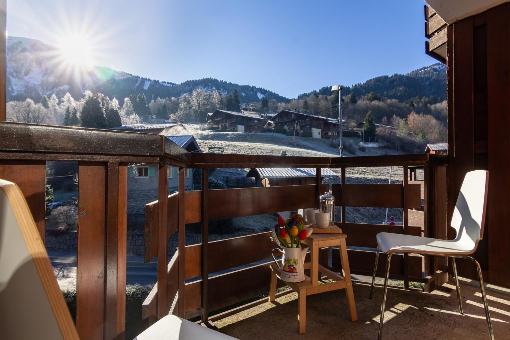 Residence Le Prarion 24A Ski In- Ski Out - Happy Rentals Лез-Уш Экстерьер фото
